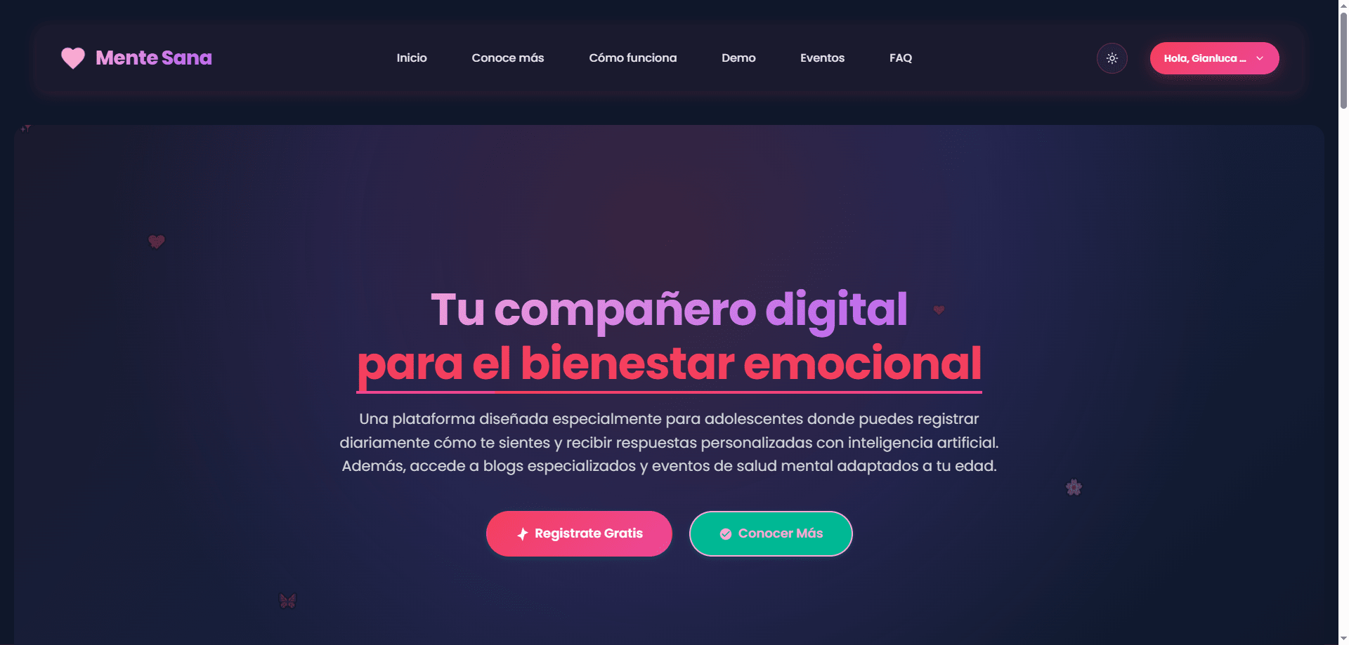 MenteSana — Plataforma de Salud Mental